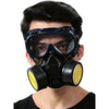 Ochelari de protectie si masca dubla cu 2 filtre de carbon