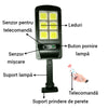 Set 3 x Lampa solara LED cu senzor de miscare si unghi de inductie 120 grade