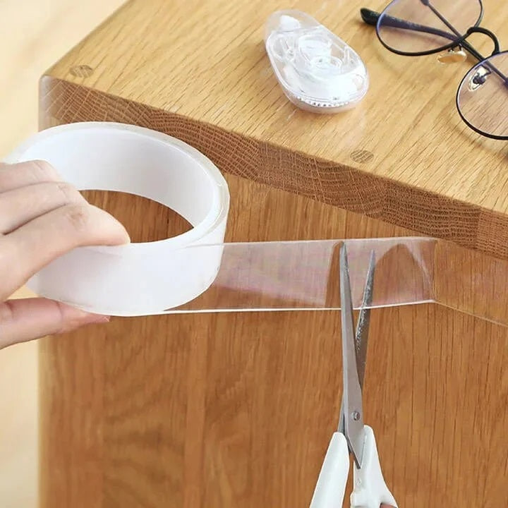 Banda de silicon dubla adeziva transparenta, rezistenta si elastica