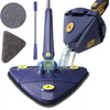 Mop cu cap triunghiular, reglabil, rotire 360 grade + 2 rezerve