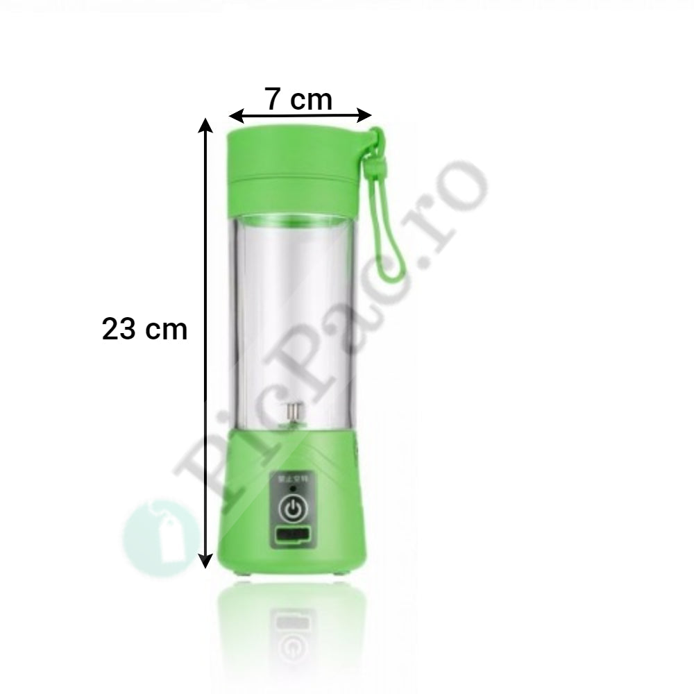Blender portabil, cu baterie proprie, pentru fructe si legume