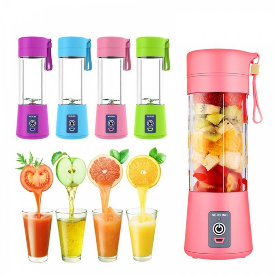 Blender portabil, cu baterie proprie, pentru fructe si legume