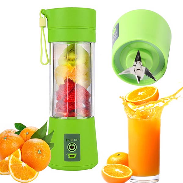 Blender portabil, cu baterie proprie, pentru fructe si legume