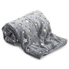 Set 2 x Patura copii luminoasa si pufoasa, efect fosforescent, gri