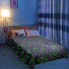 Set 2 x Patura copii luminoasa si pufoasa, efect fosforescent, gri