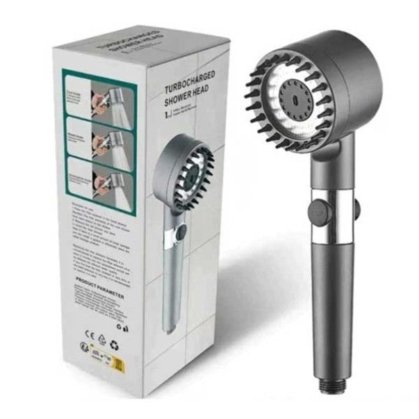 Para de dus de inalta presiune, 3 functii diferite si perie atasata