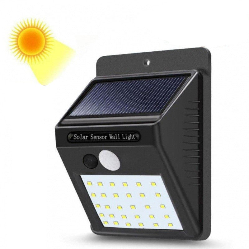 Lampa LED cu incarcare solara si senzor de miscare