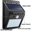Lampa LED cu incarcare solara si senzor de miscare