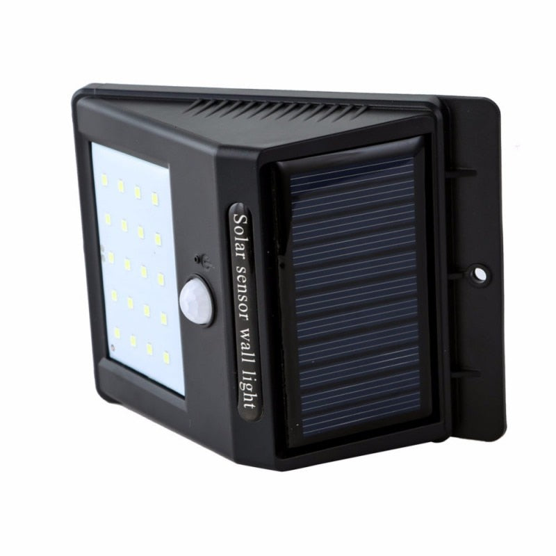 Lampa LED cu incarcare solara si senzor de miscare