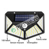 Lichidare de stoc. Set 2 x Lampa solara 100 Led cu senzor de miscare