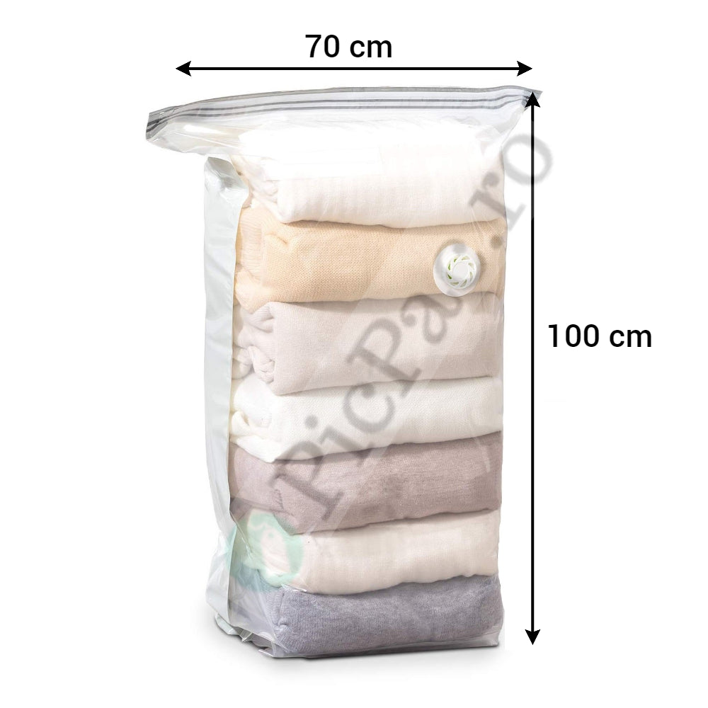 Set 4 saci de vidat haine, 70 x 100 cm