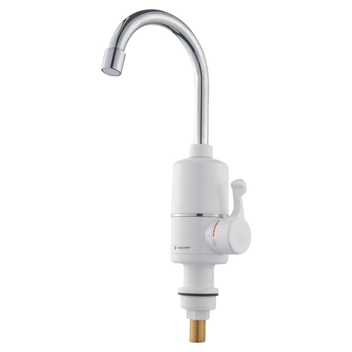 Robinet cu prindere pe chiuveta, fara afisaj si fara dus, cu teava de inox