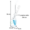 Lichidare de stoc. Aspirator Vertical 2 in 1 cu filtru fara sac