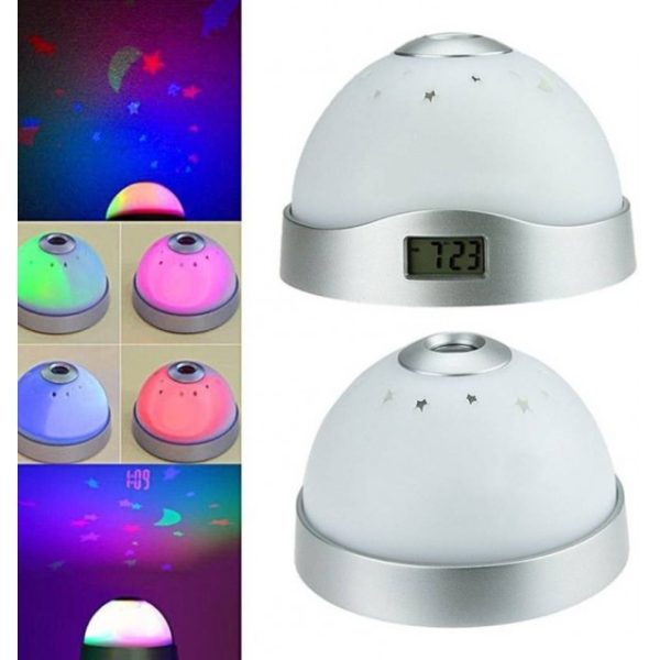 Ceas digital cu proiectie LED 2 in 1
