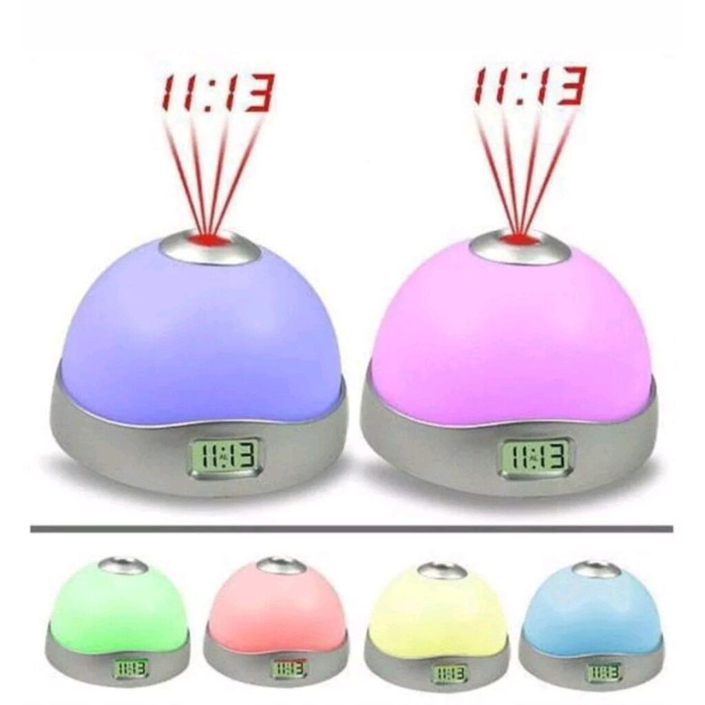 Ceas digital cu proiectie LED 2 in 1