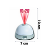 Ceas digital cu proiectie LED 2 in 1