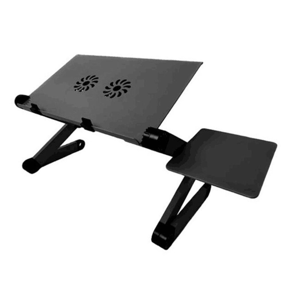 Masa laptop multifunctionala, reglabila, 2 ventilatoare