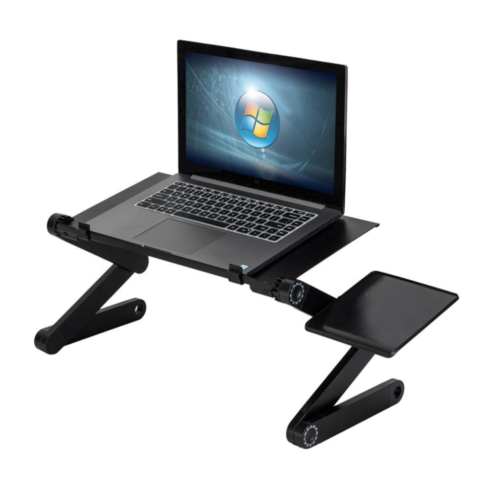 Masa laptop multifunctionala, reglabila, 2 ventilatoare
