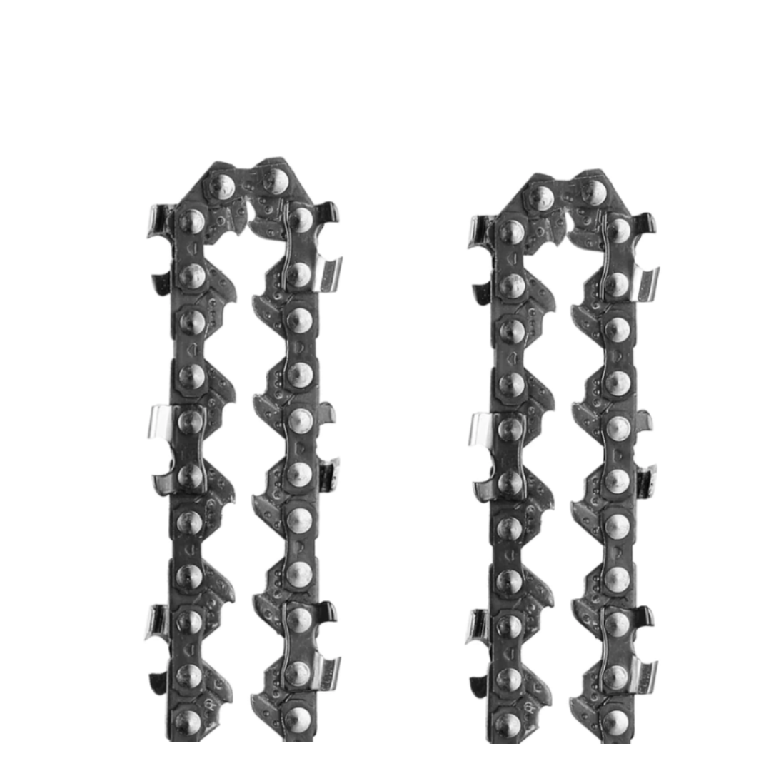 Mini drujba cu 2 lanturi, fara fir, lama 4 inch, portabila