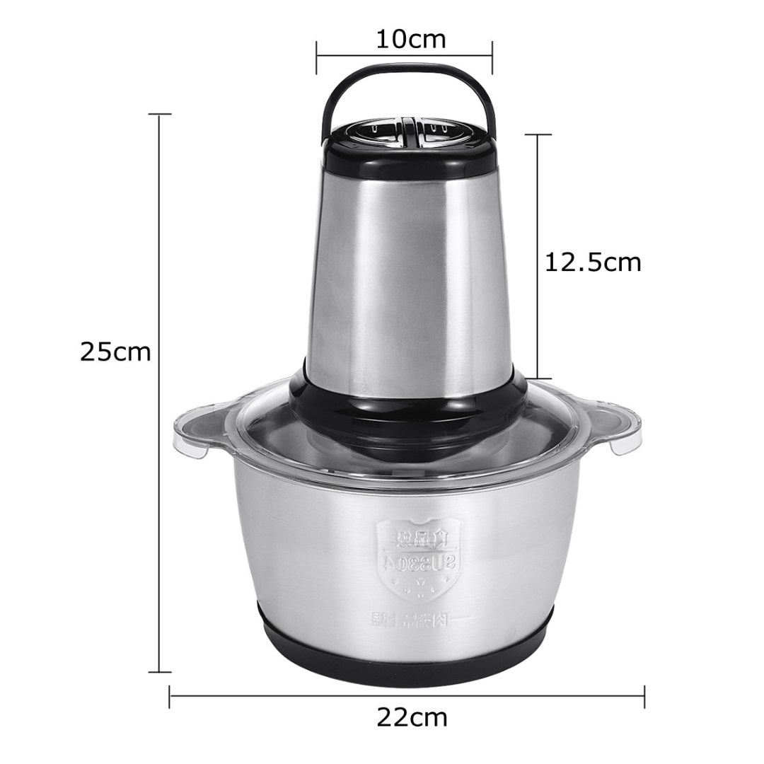 Tocator electric universal,2L maruntitor cu 4 lame, inox