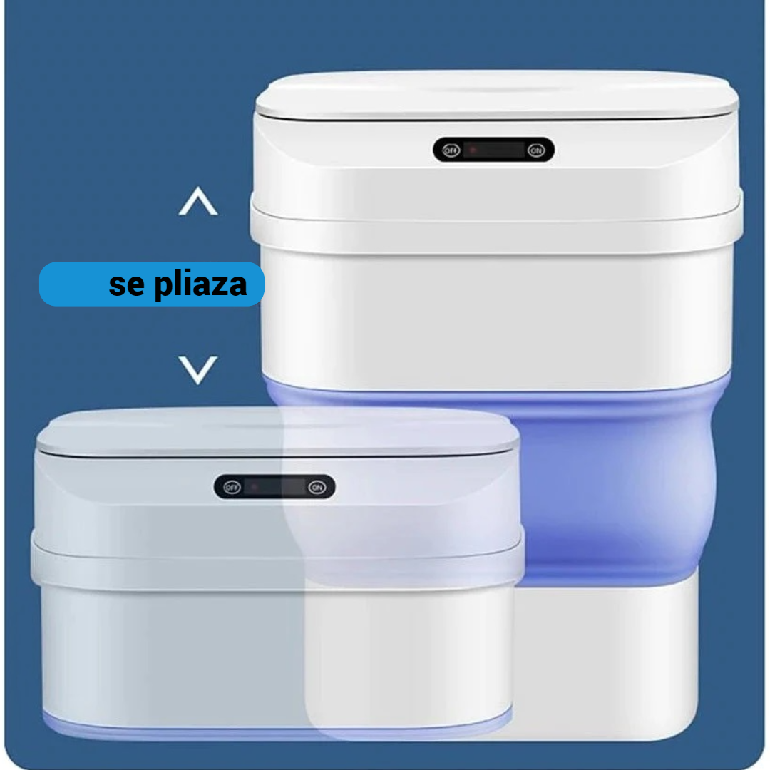 Cos de gunoi smart pliabil, cu senzor de miscare