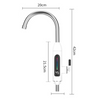 Robinet electric instant, cu display si rotire 360 grade, alb