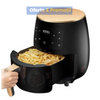 Friteuza fara Ulei cu aer cald, Functie de Coacere, 6LITRI, 2400WATT, TOP KING, LCD
